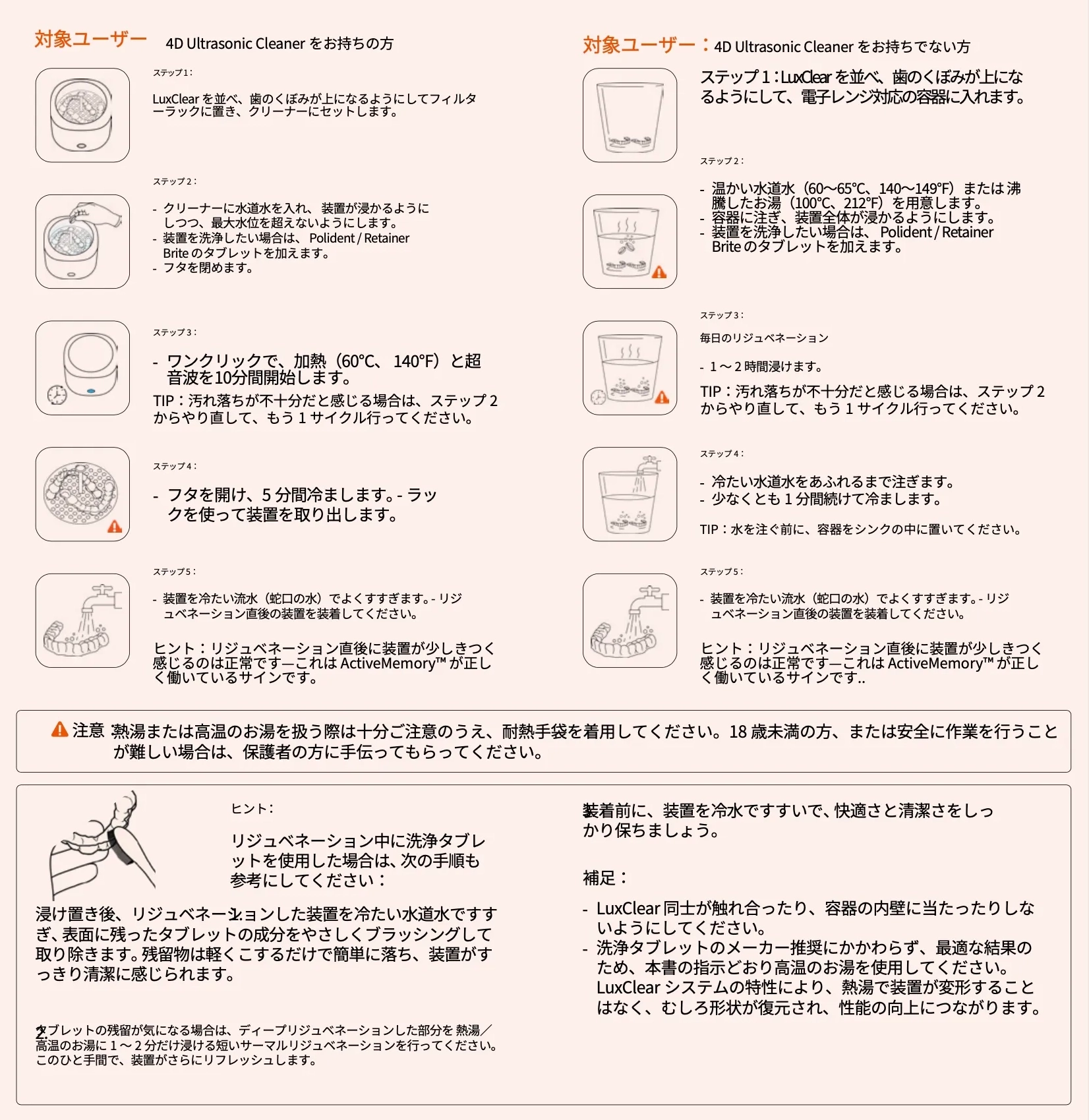マウスピースの装着